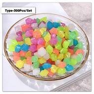 Batu Glow In The Dark Luminous Stone Pebble Taman Akuarium Menyala