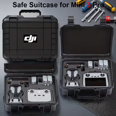 Suitable for DJI 5 Pro Storage Case, 5 Pro Explosion-Proof Case, Portable Hard-Shell Large Capacity 