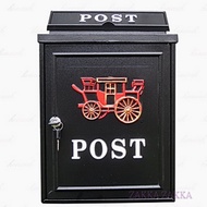 Noble Red Carriage Mailbox Supermarket Pick-Up Shopee Limited To 1 Piece Can Hold 4A Magazine Mail C