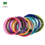 ALANFY Colorful Rainbow Badminton String, 0.73mm Assorted Color Badminton Racket Strings, Badminton 