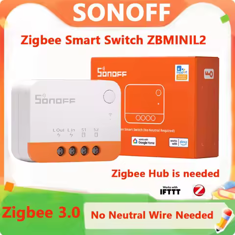 SONOFF ZBMINIL2 ZBMINI Extreme Zigbee Smart Switch No Neutral Wire Needed External Switches Two-way 
