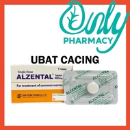 Alzental Ubat Cacing Dewasa Deworm 1 tablet (Similar to Zentel Tab) EXP 11/26