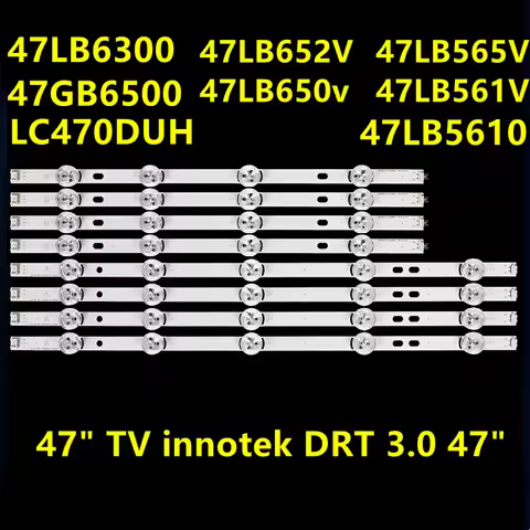 New Led Strip For Innotek DRT 3.0 47" 47LB6300 47GB6500 47LB652V 47lb650v LC470DUH 47LB5610 47LB565V