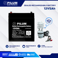 12V 5.0AH / 20HR UPS Sealed Rechargeable Lead Acid Battery 12Volts 5 Ampere Hour Battery Rechargeabl
