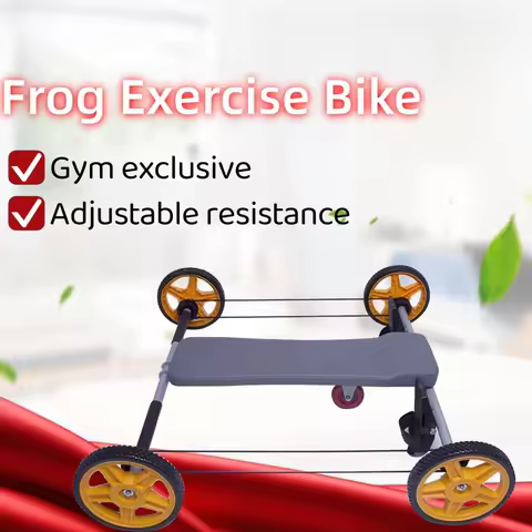 Frog exercise bike four-wheel drive core strength training gym commercial and home rally Large Fitne
