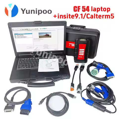 Inline 7 Data Link Adapter Diagnostic Kit with Laptop and Insite 9.3 Software for Diesel Truck and E