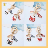 GANTUNGAN BD Keychain Lucky Cat Keychain CatFish Keychain/ Lucky Cat Fish Keychain/ Lucky Cat Keycha