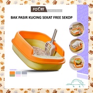 D11CX6 Cat Litter Box Basin M20 Divider Ash Bucket Kitten Adult Cat Litter Box Lumpy Tofu Serokan