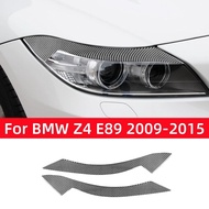 For BMW Z4 Series E89 2009-2015 Car Accessories Carbon Fiber Car Headlights Eyebrows Eyelids Trim Co