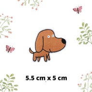 BORDIR PATCH CARTOON DOG SERIES IRON ON/ PATCH BORDIR DOG SERIES / BORDIR PATCH