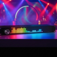 Music Spectrum Equalizer 31-Band Rackmount Equalizer with Distance Control Digital Spectrum Analyzer