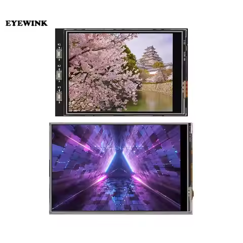 MHS 3.2inch/3.5 inch/4.0 Inch LCD Press Screen TFT LCD Display Module 320x480 for Raspberry Pi 4B Ra