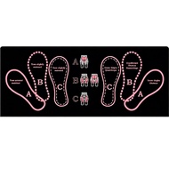 Pink Anti-Slip Squat Mat Squat Mat with Foot Position Sports