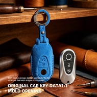 Mercedes Benz C E S A Class CLA SLA GLA GLB GLC EQE EQS Matte Black Hard Key Cover Car Key Remote Co