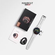 MINIBEST Smartwatch TWS Bluetooth Headphones F26 3 in 1 with Earphone Nirkabel In Ear