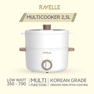 Ravelle Multicooker 2.5 Liter Electric Pot - Portable Pot