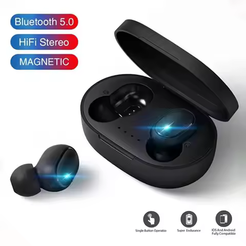 TWS A6S Wireless Bluetooth Headset Earbuds Earphone Bluetooth Headphones with Mic for Huawei Xiaomi 
