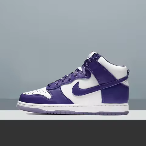 Nike Dunk SP “Varsity Purple” High-Top Skate Shoes Stylish Comfortable Slip-Resistant Durable Unisex