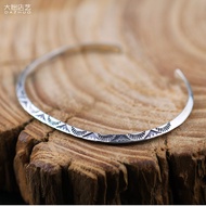 สร้อยข้อมือเงินแท้ 925 ทรงสามเหลี่ยม Navajo ดีอาร์บลูม สร้อยข้อมือแบบบาง แฟชั่น เครื่องประดับ ของขวั