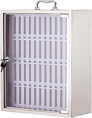 Cell Phone Safe Deposit Box with Lock, 12/24/36/48/60 Slots Stainless Steel Cell Phones Storage Cabi
