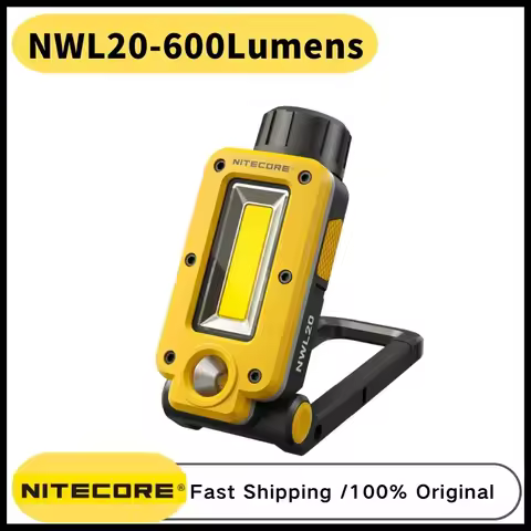 NITECORE NWL20 Wrok Lihght 600Lumens Floodlight Spotligh 21700 Battery