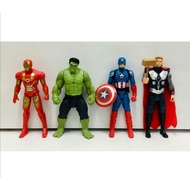 READY STOCK  The Avengers Superhero Transformation with light ironman spideman hulk captain america