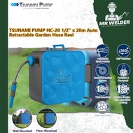 TSUNAMI PUMP HC-20 / HC20 20M Automatic Retractable & Rewind H2O Cube Garden Hose Reel | TSUNAMI PUM