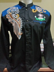 JASCO PSHT BORDIR-KEMEJA PSHT-HEM PSHT TERBARU-KEMEJA BATIK LENGAN PANJANG-Jasko Dewasa-Jasko pria-B