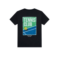 [MOO 4/25] Tennis Club Classic T-Shirt เสื้อยืดคอกลม ผ้าคอตตอน สกรีนลาย Tennis Club ที่ด้านหลัง
