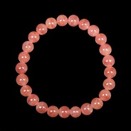 【正佳珠寶】阿根廷紅紋 頂級透體紅紋 6.8-7.3mm 紅紋石手珠