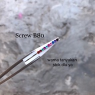 Terlaris(FLST Screw/baut warna warniii ukuran 80b berkwalitas