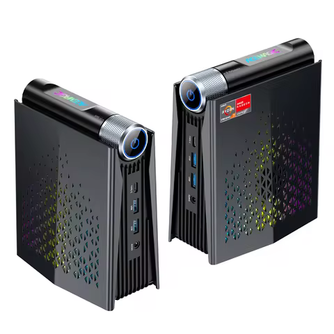 ACEMAGIC MINI PC AMD Ryzen 7 8745HS 32GB RAM 1TB SSD Windows 11 Pro MINI Computer Wifi6 BT5.2 With R