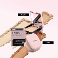 PIXY UV Whitening 4 Beauty Benefits Perfect Last Two Way Cake Compact Powder /Refill