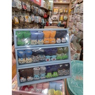 PROMOTION (4 PAIRS) 4in1 baby doll socks - cute baby socks, 4 pairs 0-9 months