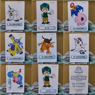 Digimon digital monsters Vintage card old Stickers crazy planet year 2000 agumon gabumon wargreymon 