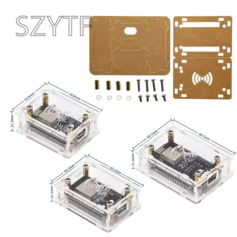 NodeMcu Lua CP2102 CH340G for ESP32 ESP8266 Iot Development Board Transparent Acrylic Protective She
