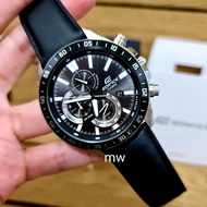 genuine Casio Men edifice big size leather sports watch brand new