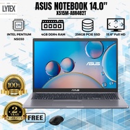 [READY STOCK] ASUS NOTEBOOK X515M-ABR482T 4GB RAM/256GB SSD 🎁 FREEGIFT BAGPACK+MOUSE 🎁