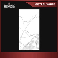 Granit Putih Sandimas Mistral 60X120 Granit Motif Marmer Kelas Atas