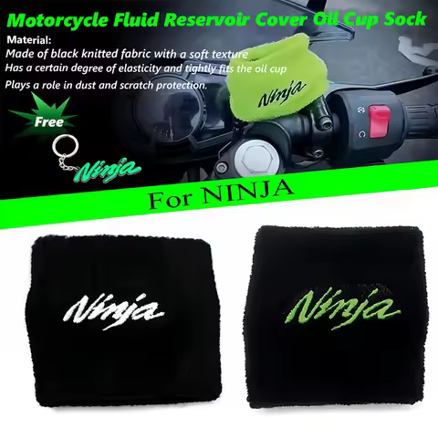 For Ninja 400 650 500 300 250 250R ZX14R ZX10R ZX6R 1000 Motorcycle Universal Front Brake Fluid Rese
