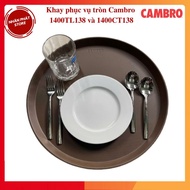 Cambro Tray 14", Cambro Brand round anti-slip serving Tray 1400TL138 and 1400CT138