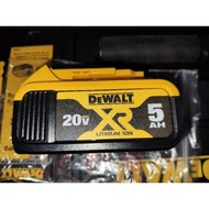 Bateri untun mesin DeWalt 20volt Genuine DeWalt 20v 5AH battery spare unused item