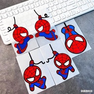 Spiderman Car Sticker Car Scratch Cover Sticker Electric Motorcycle Modified Sticker Rear Funny Funn