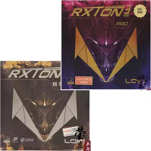 Original LOKI RXTON 3 AND PRO table tennis rubber tacky pimples in case sponge fast attack loop ping