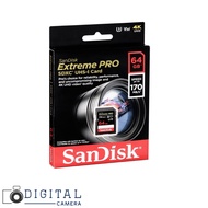 SANDISK EXTREME® PRO V3 64GB SDXC UHS-I Card - 170MB/s  รับประกัน 5 ปี