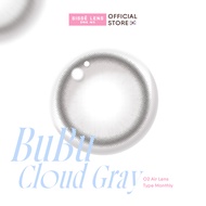 [New] Sisse Lens คอนแทคเลนส์ รายเดือน รุ่น BuBu สี Ash Brown / Cloud Gray 1 คู่ : O2 Air Lens