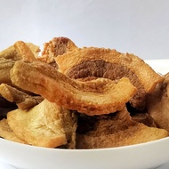 Ruk fat residue fat residue pork crispy Skin crispy Skin Grease residue Snacks Dried Fried pork Bell