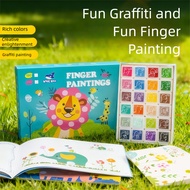 Kids Finger Painting Picture Book Baby Drawing Doodle Book Early Education Art Activity Book