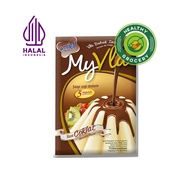 Nutrijell My Vla Chocolate 63gr Vla Bubuk Instan Rasa Cokelat / My Vla Vanilla 60gr Vla Bubuk Instan