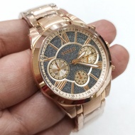 Women's Watch FL BQ3036 Modern Courier Midsize Chronograph Sand Dial Rosegold Steel